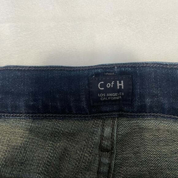 Citizens of Humanity Rocket Crop high rise skinny jeans dark blue denim size 28 - Picture 4 of 10